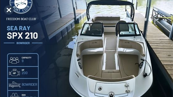 Freedom Boat Club reservation image for Cowboy