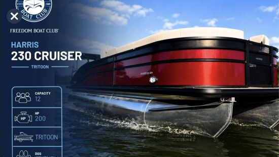 Freedom Boat Club reservation image for Rufus