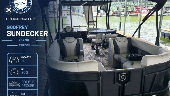 Freedom Boat Club reservation image for Notorious