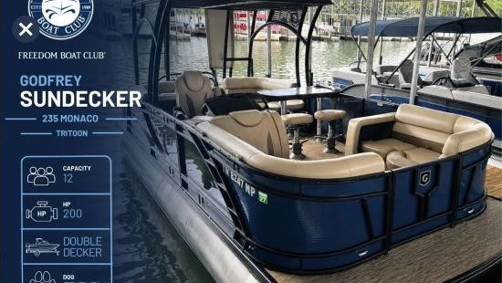 Freedom Boat Club reservation image for The Sheriff
