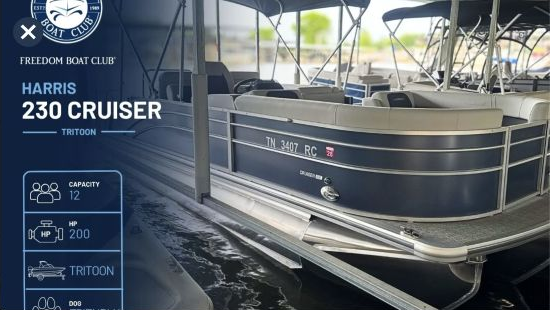Freedom Boat Club reservation image for Blue Eyes