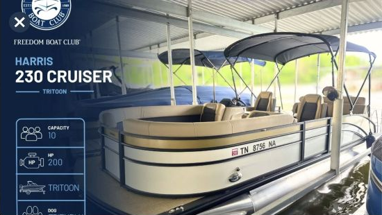 Freedom Boat Club reservation image for Free Bird