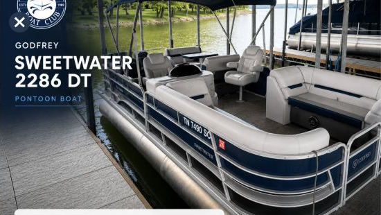 Freedom Boat Club reservation image for Caney Fork